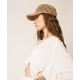 TWIN SET Cappello da baseball in rafia crochet