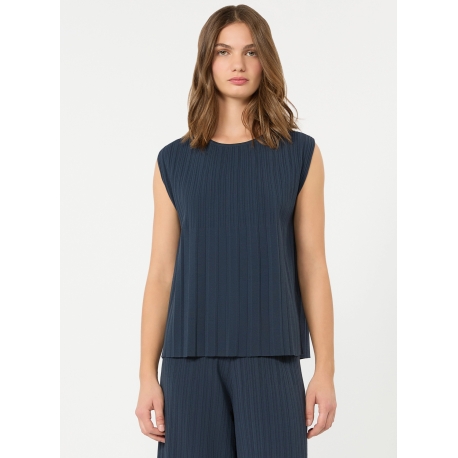MAX MARA WEEKEND Maglia in filato di viscosa plissé