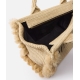 PINKO Borsa shopper media in rafia
