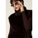 TWIN SET gilet lungo in pelliccia