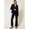 TWIN SET pantalone in velluto