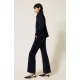 TWIN SET pantalone in velluto