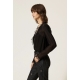 TWIN SET Blusa in pizzo nera