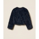 TWIN SET Giacca corta in faux fur