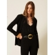TWIN SET giacca in maglia nera