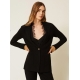 TWIN SET giacca in maglia nera