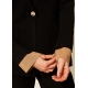 TWIN SET giacca in maglia nera