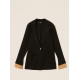 TWIN SET giacca in maglia nera