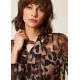 TWIN SET Camicia in stampa animalier