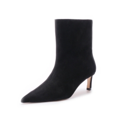 EMANUELLE VEE tronchetto nero suede