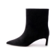 EMANUELLE VEE tronchetto nero suede