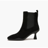 EMANUELLE VEE tronchetto nero in suede