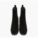 EMANUELLE VEE tronchetto nero in suede