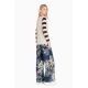 TWIN SET pantalone palazzo stampa