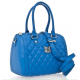 MOSCHINO bauletto trapuntato blu