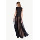 TWIN SET abito lungo tulle