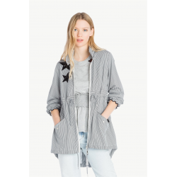 TWIN SET parka stelle