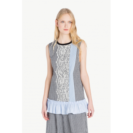 TWIN SET top patchwork