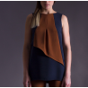 1ONE casacca ruggine/blu