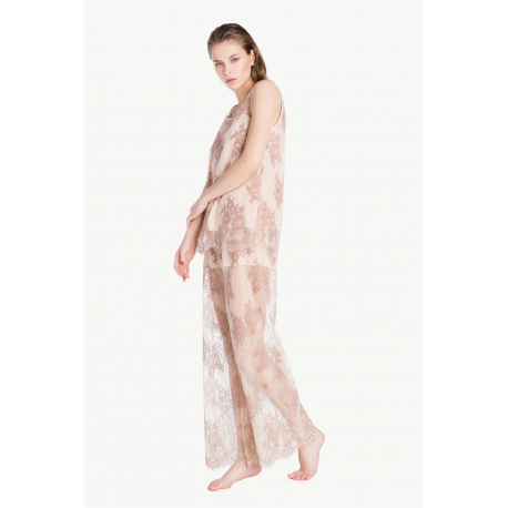 TWIN SET pantalone pizzo
