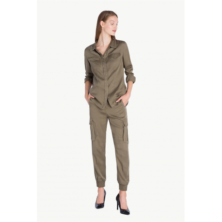 TWIN SET camicia twill