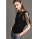TWIN SET blusa in tulle