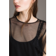 TWIN SET blusa in tulle