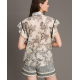 TWIN SET camicia in misto seta