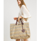 TWIN SET borsa effetto paglia