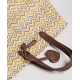 TWIN SET borsa effetto paglia