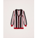 TWIN SET cardigan righe