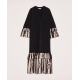 TWIN SET abito in maglia con balze