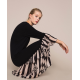 TWIN SET abito in maglia con balze