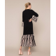 TWIN SET abito in maglia con balze