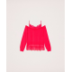 TWIN SET maglia con raso