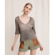 TWIN SET shorts in canvas