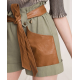 TWIN SET shorts in canvas