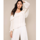 TWIN SET blusa plissé