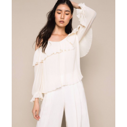 TWIN SET blusa plissé