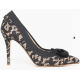 TWIN SET decollete' in pizzo