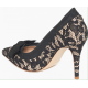 TWIN SET decollete' in pizzo
