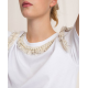 TWIN SET t-shirt con frange
