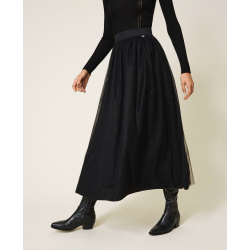 TWIN SET gonna lunga in tulle