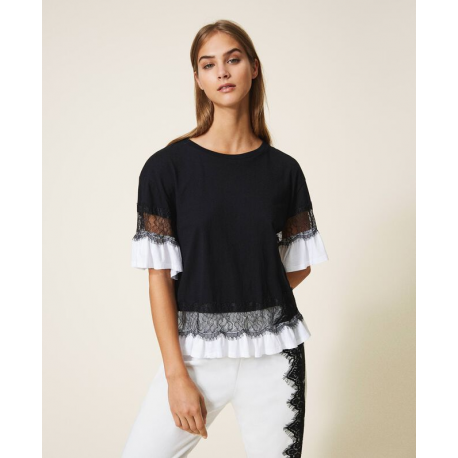 TWIN SET T-shirt pizzo