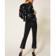 TWIN SET jeans con paillettes