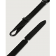 ORCIANI cintura nobuckle nera