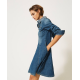 TWIN SET abito in jeans