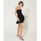TWIN SET abito con balza