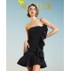 TWIN SET abito con balza
