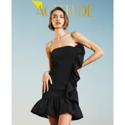 TWIN SET abito con balza